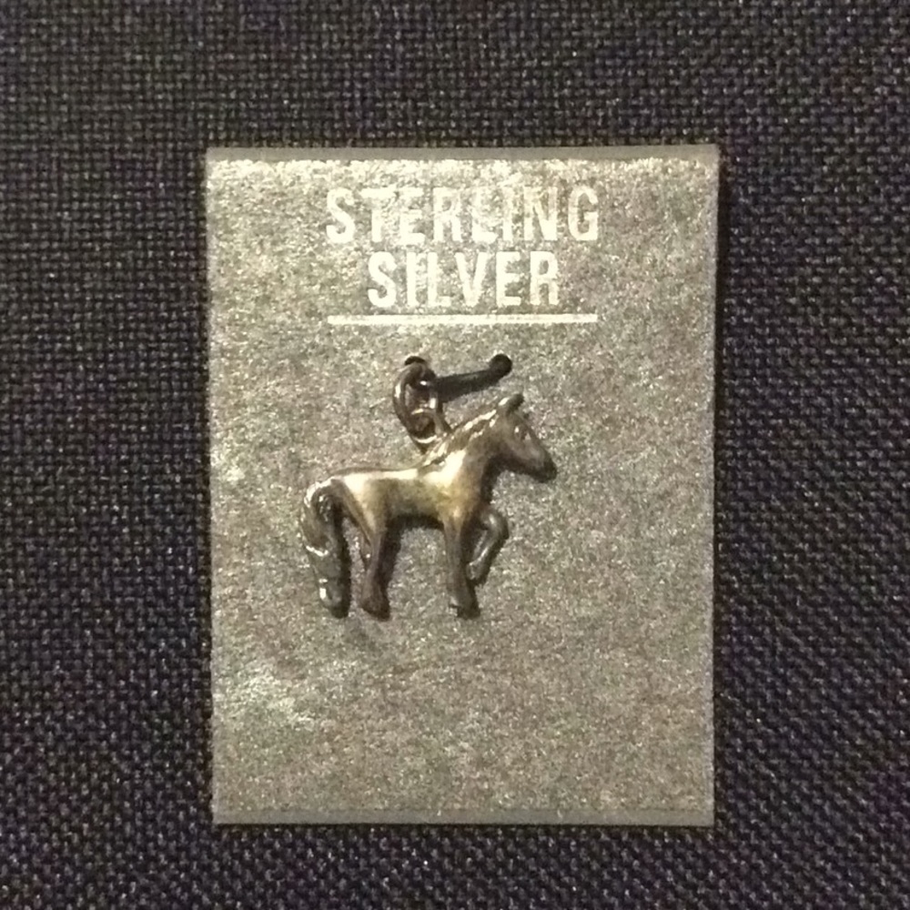 Sterling Silver Charm Horse NEW Beautiful Detail